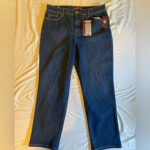 NWT Gloria Vanderbilt 14 Short Classic Rise Tapered Stretchy Jean